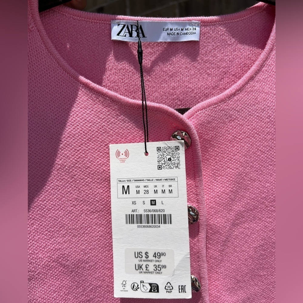 Zara Pink Mini Dress - Picture 8 of 9